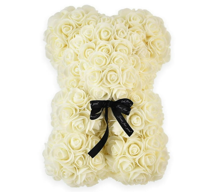 Forever Rose Teddy Bear Everlasting Love Bear with Display Box