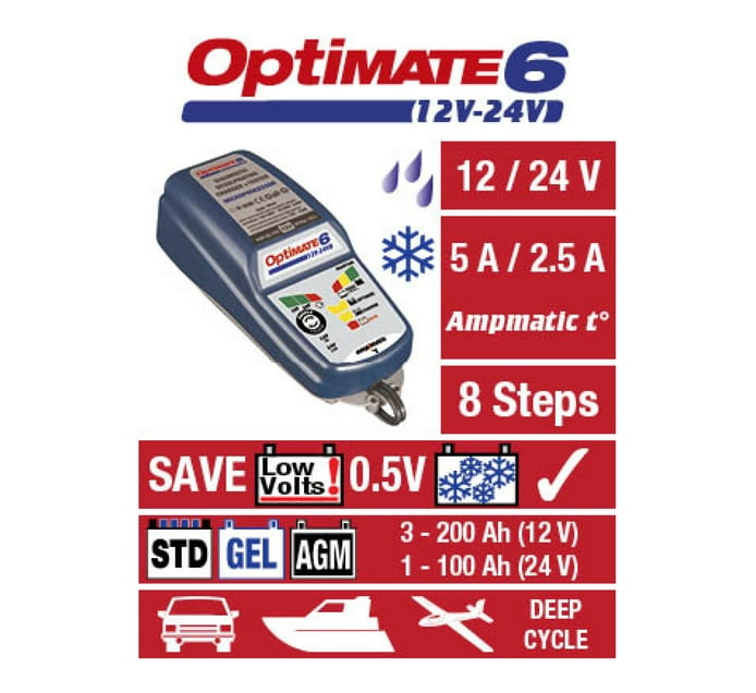 Optimate 5 Select Silver Battery Charger