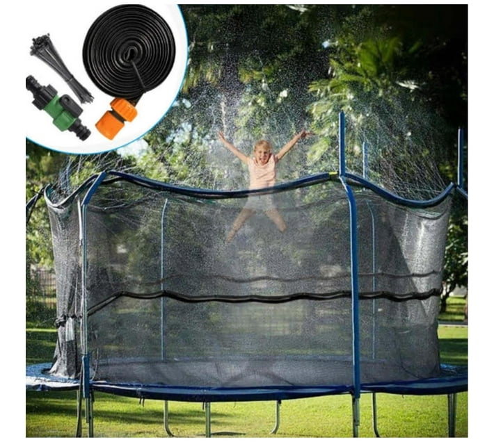 Someone’s in a Makro Trampoline Sprinkler for Kids Outdoor Water