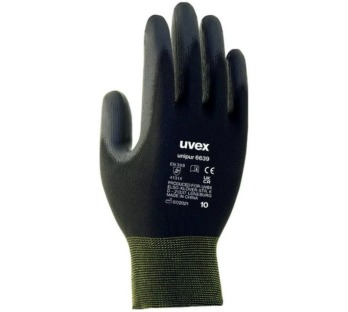 uvex unipur 6639 safety gloves Nylon Safety Gloves (Pack of 1) | Makro