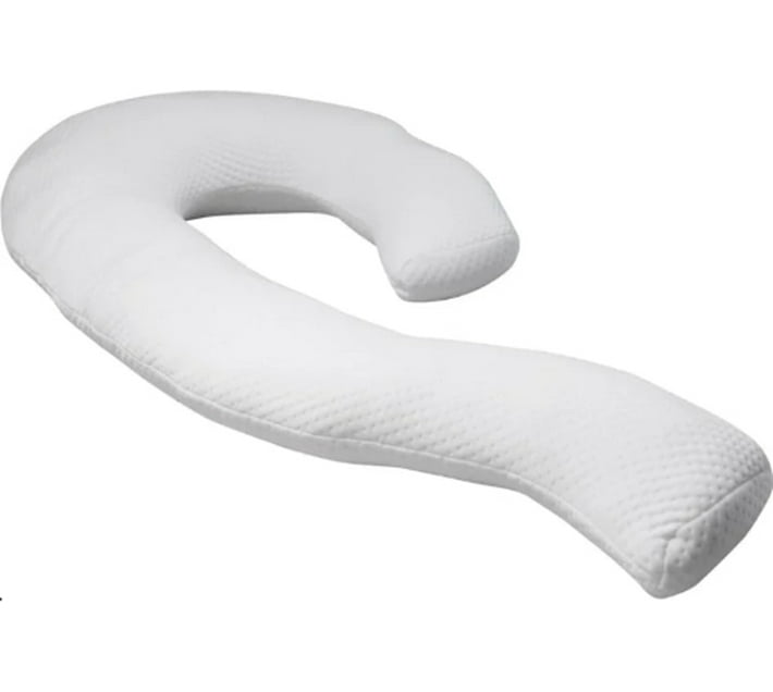 Phronex Cotton Solid Pregnancy Pillow Pack of 1 (White) Makro