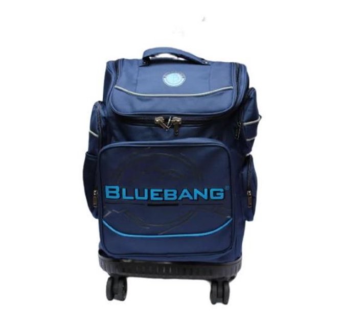 PSM 4 Wheel Trolley Backpack with Telescopic Handle and Hard Base For