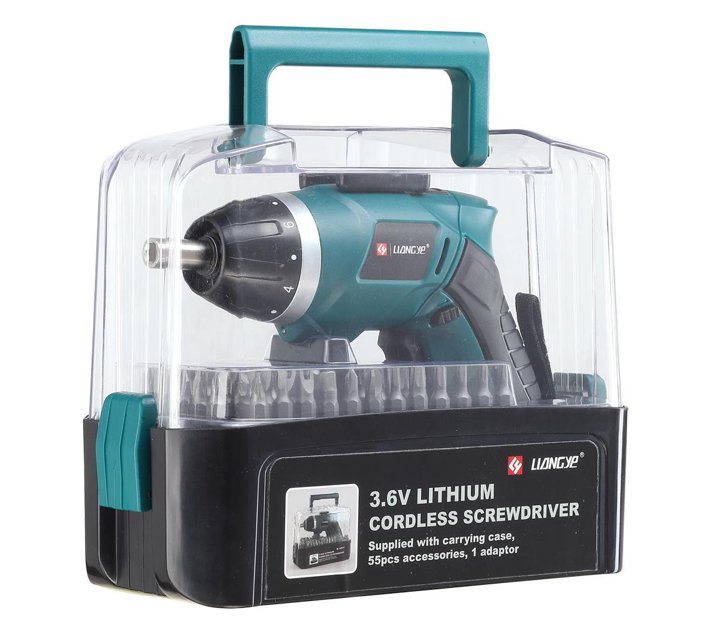 Someone’s in a Makro ACDC Cordless Screwdriver and 55pcs Bit Set Mood