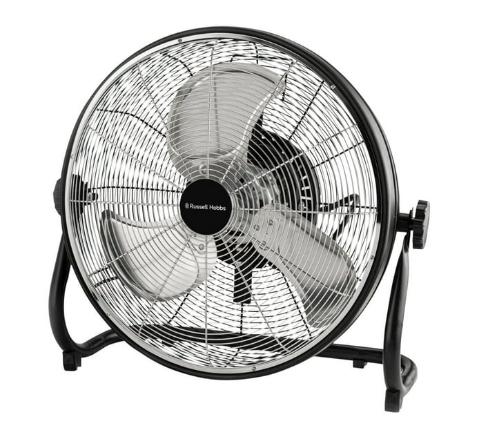 Someone’s in a Makro Russell Hobbs High Velocity Floor Fan Mood