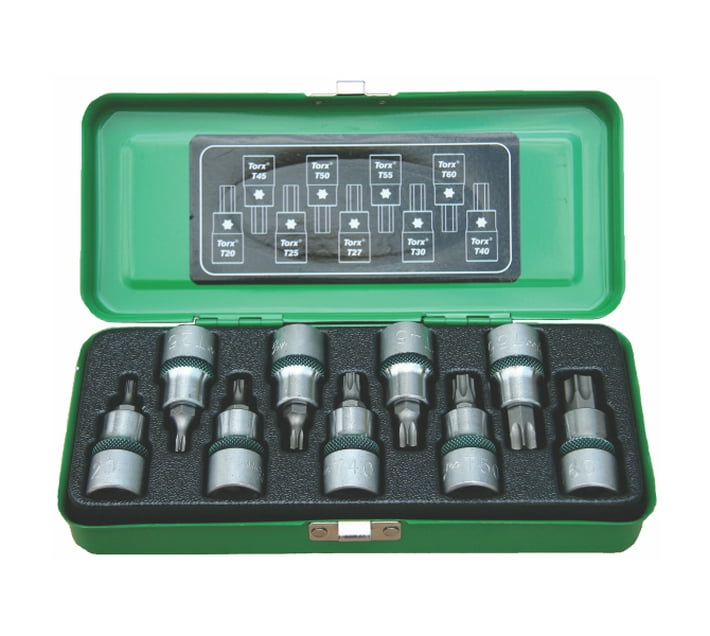 MicroTec Sockets 1/2 Torx T20T60 9Pc Makro