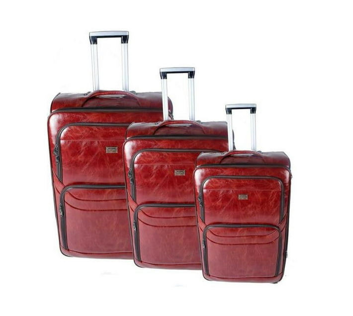 Someone’s in a Makro Sastro - Nexco Luggage Bag Set of 3 PU Leather ...