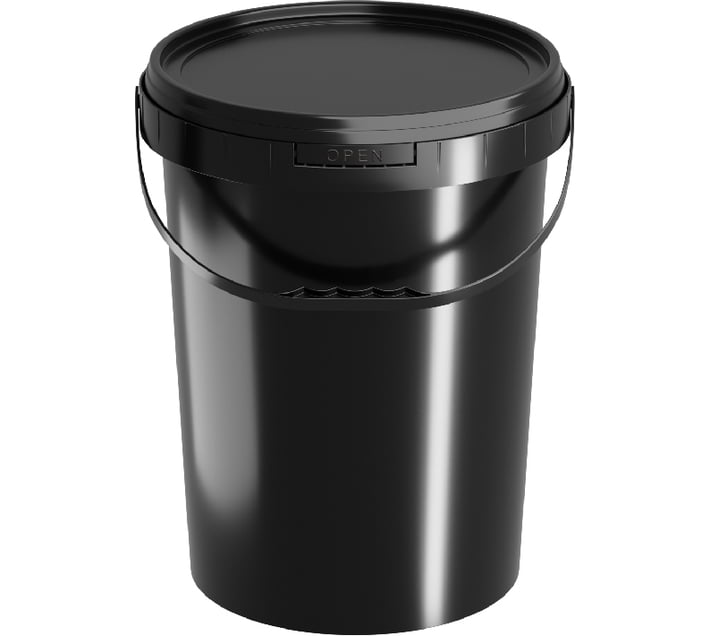 Ankot Plastic Utility Container - 25 l (Black, Black) | Makro