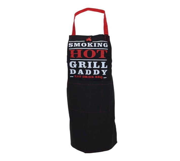 Someone’s in a Makro "Grill Daddy" Apron Black & Red Mood