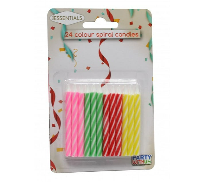 CANDLES PWU SPIRAL 24CT Makro