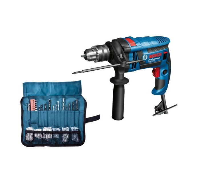 Someone s in a Makro Bosch 750 W Impact Drill with 100 Accessories