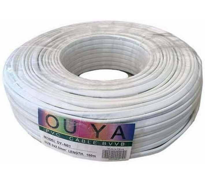 Generic PVC 0.5 sq mm White 100 m Wire (Pack of 1) Makro