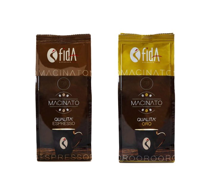 Fida Oro & Espresso Ground Coffee 250g Set of 2 Makro