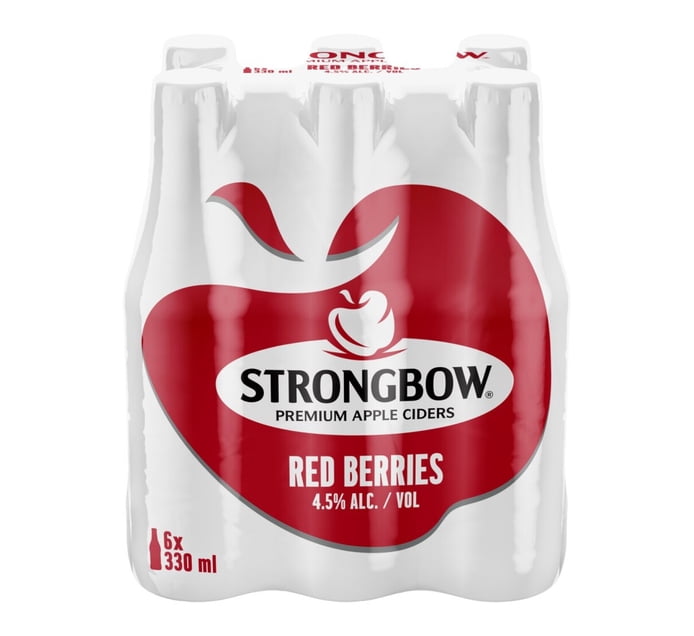 New Strongbow Buy Strongbow Red Berries Apple Cider 6 x 330ml in Bulk | Makro Business