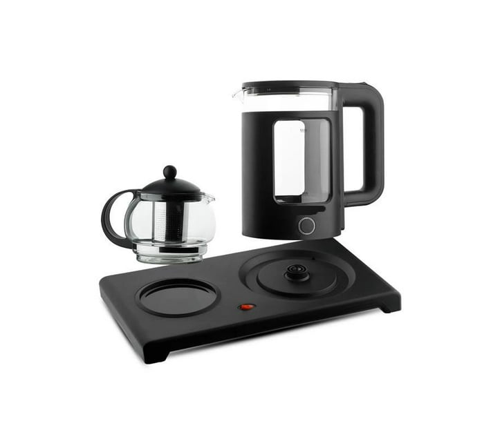 Someone’s in a Makro 1.8L Electric Kettle With 0.6L Glass Tea Pot