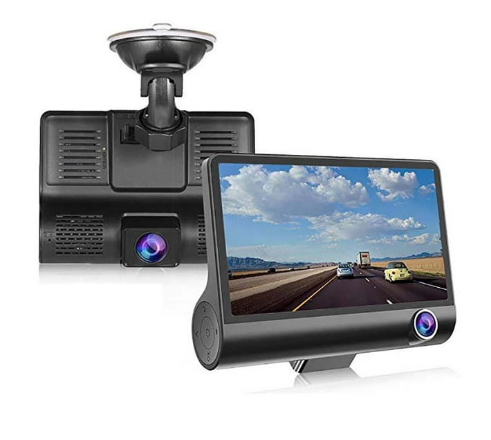 Someone’s in a Makro 4 Inch IPS Full HD 1080P Car Driving Recorder