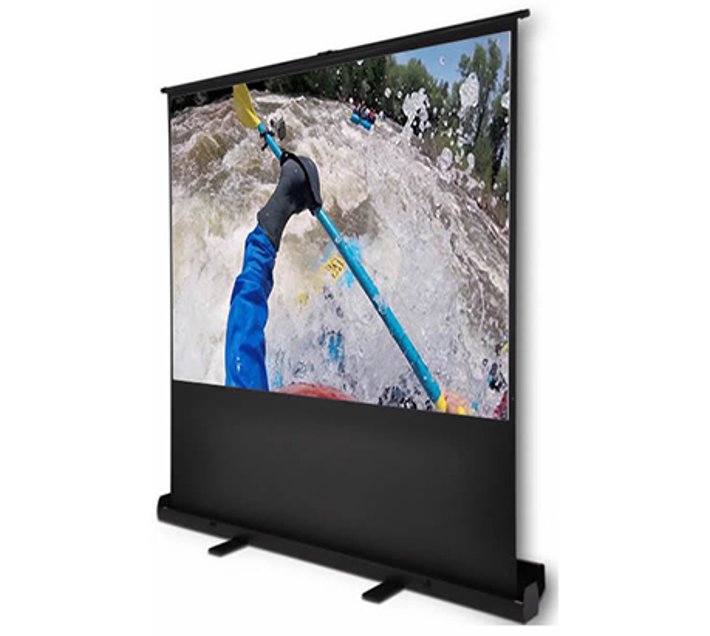 Someone’s in a Makro Esquire Scena Pull Up Projector Screen 72 inches Mood