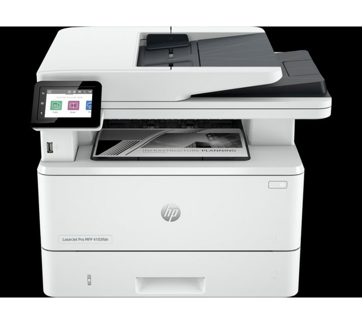 HP LaserJet Pro MFP 4103fdn Multifunction Monochrome Laser Printer