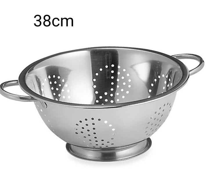 Crockery Centre SS326 Colander Colander (Silver, Pack of 1) | Makro