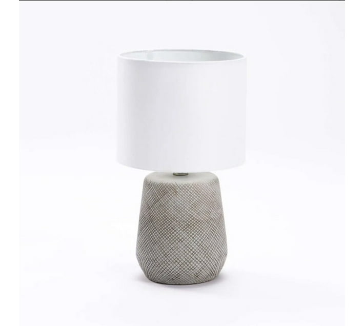 Dansup Crossed Cream Ceramic Table Lamp Desk Lamp Makro