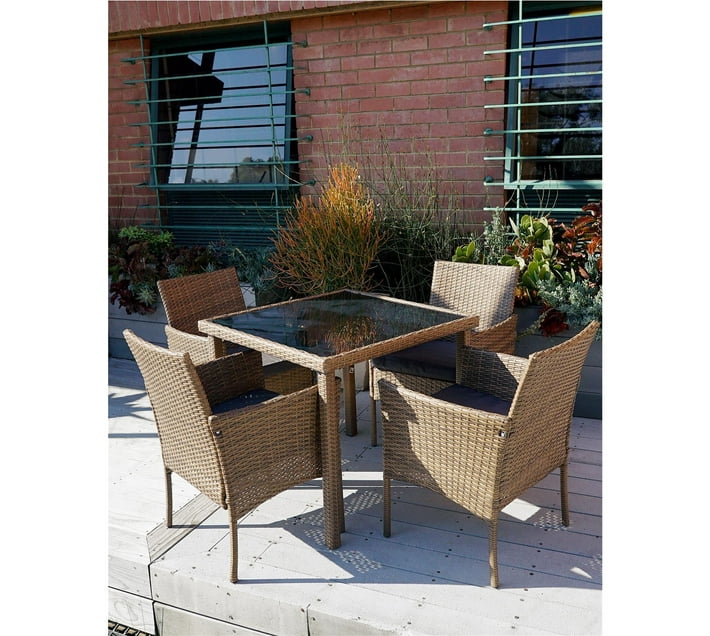 Wicker dining set makro deals