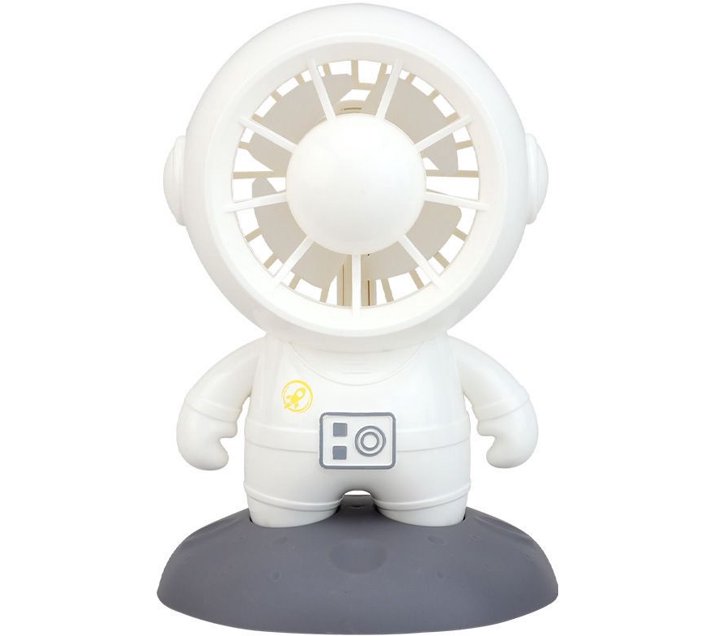 MHC Mini handheld fan, astronaut shape rechargeable handheld fan