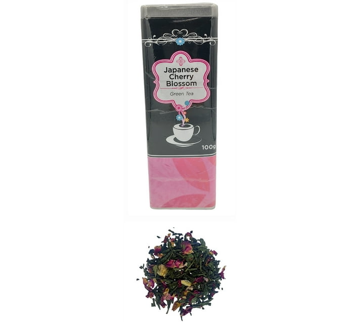 Cildan Tea Merchant Japanese Cherry Blossom Tea 100g Green Tea Festive
