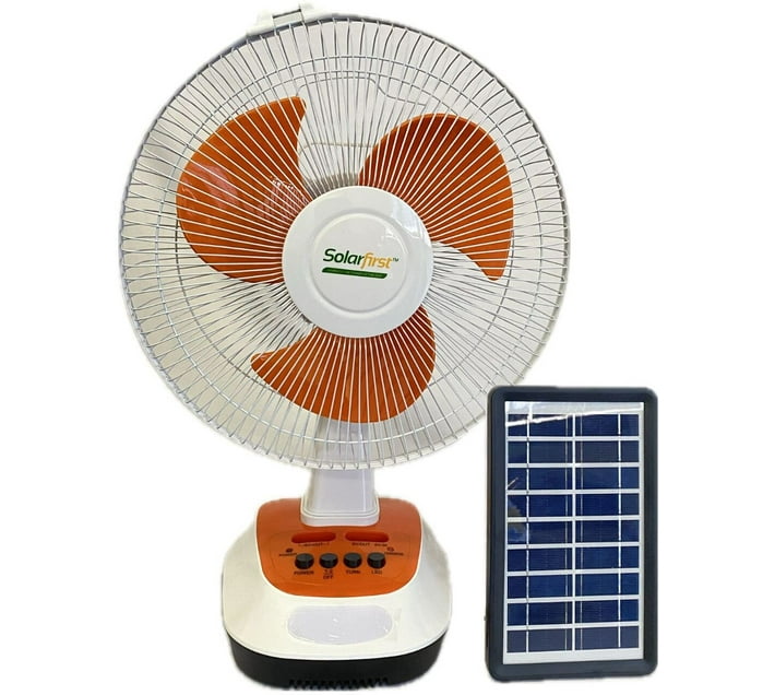 Solarfirst SFF01 A++ 1200 mm 3 Blade Table Fan (White, Pack of 1) Makro