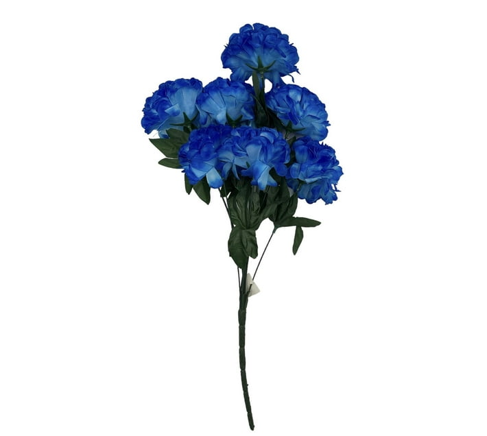 Someone’s in a Makro Royal Blue Artificial Flower 46Cm Dahlia Bunch ...