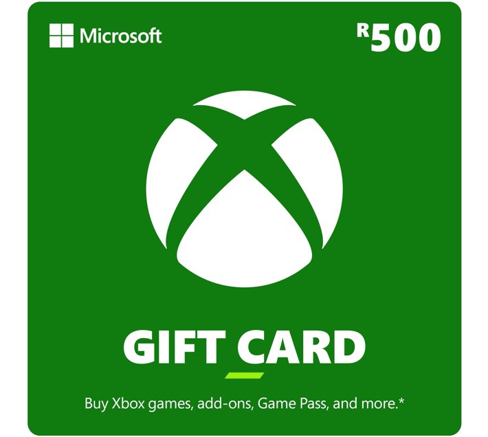 Xbox R500 Gift Card Makro