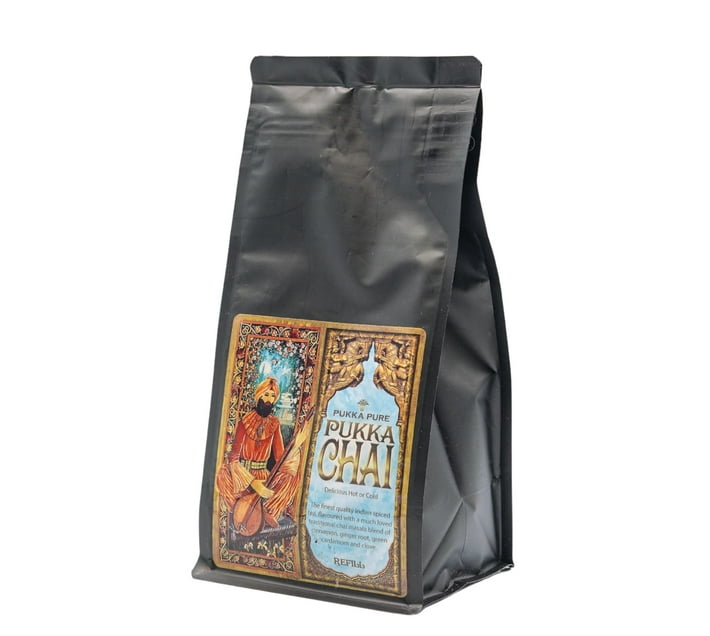 Someone’s in a Makro Pukka Chai Tea Latte refill 250g Mood