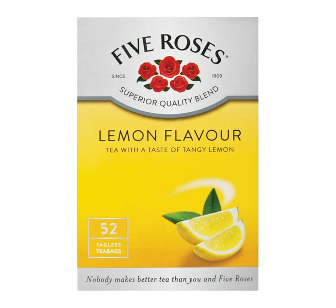 Buy Five Roses Flavoured Tagless Tea Lemon (24 x 50's) in Bulk | Makro ...