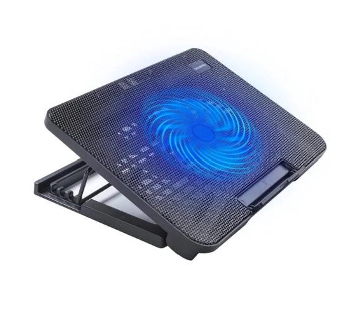 Someone’s in a Makro Slim Silent Fan Laptop Desktop Cooling Pad with