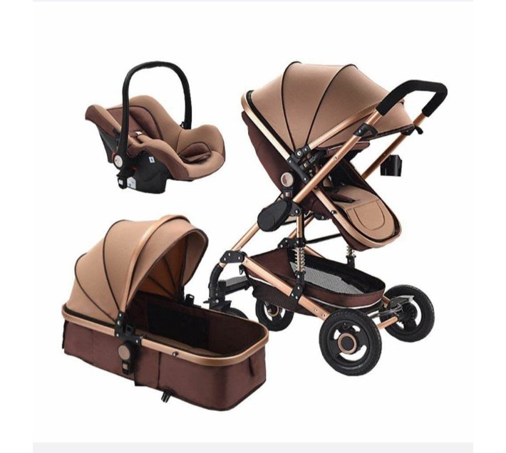 BELECOO HAP7863 Stroller Pram (4, Brown) Makro