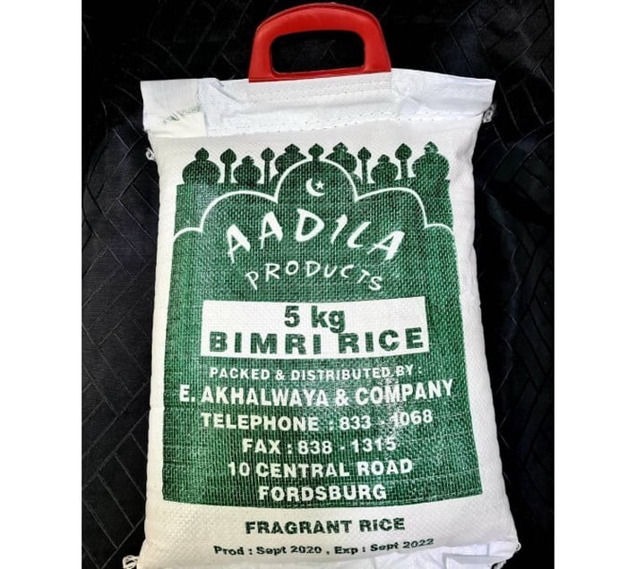 Buy AADILA Bimri Rice Thai Hom Mali Rice Jasmine Rice (Polished) (5 kg ...