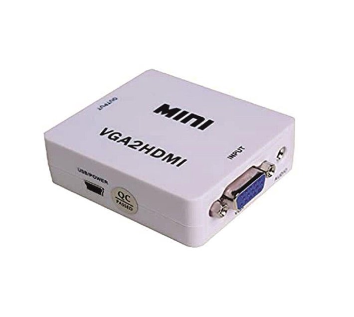 Mini HDMI Converter With Audio VGA2HDMI 1080P Adapter Makro