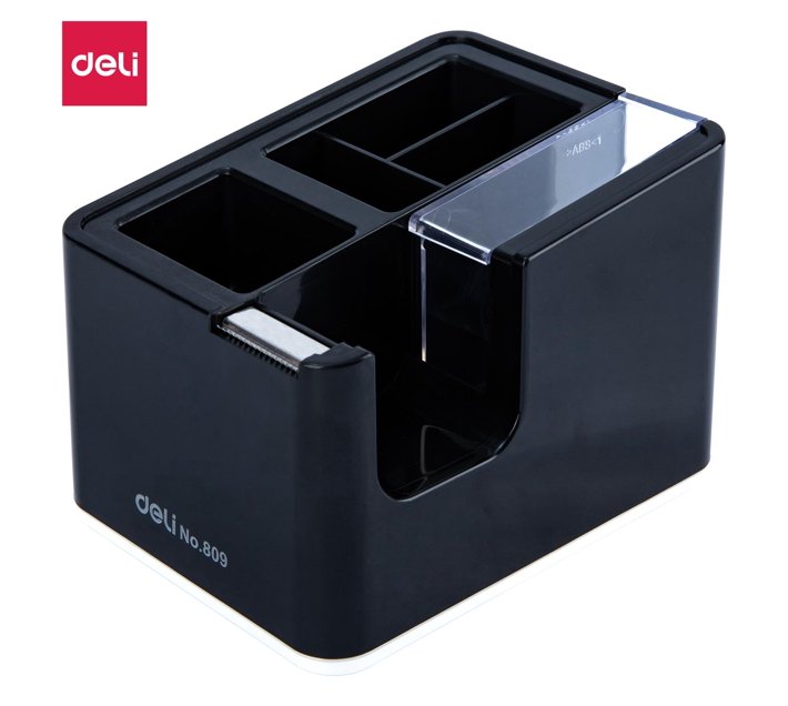 Someone’s in a Makro Desk Organizer With Tape Dispenser Black Mood