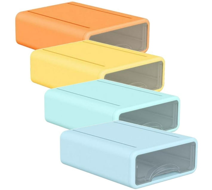 The Good Sport 1 Compartments Home Craft Stackable Stationery Storage Organisers Set Of 4