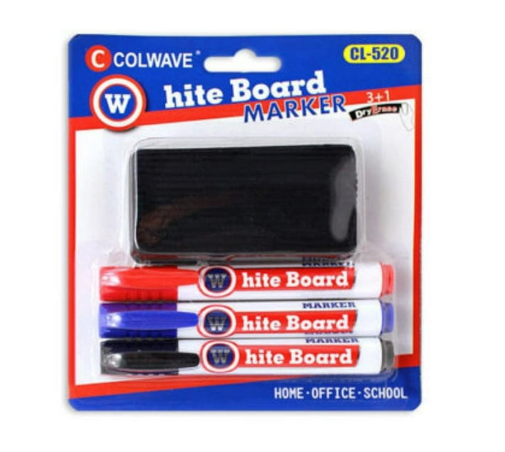 Someone’s in a Makro Pack of 3 Colwave WhiteBoard Markers + Eraser Mood