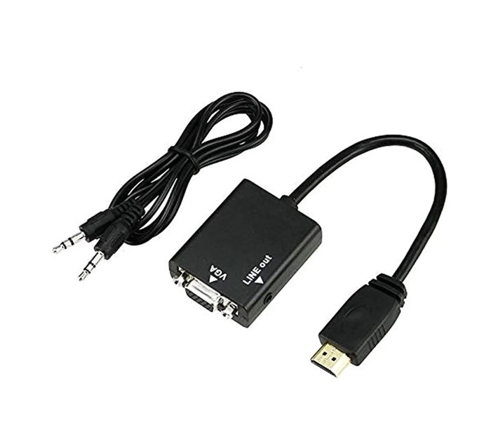 Someones In A Makro Hdmi Male To Vga Female Video Converter Adapter Hd Cable With Audio Output Mood