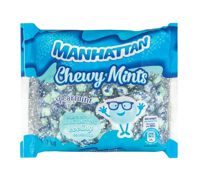 Someone’s in a Makro MANHATTAN Chewy Soft Mints Spearmint (6 x 1kg) Mood