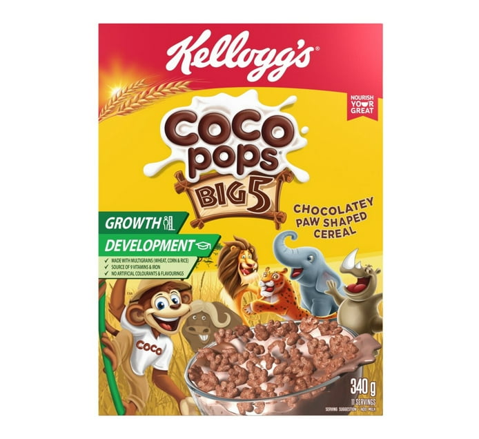 Kellogg's Coco Pops Big 5 Cereal (340 g) | Makro