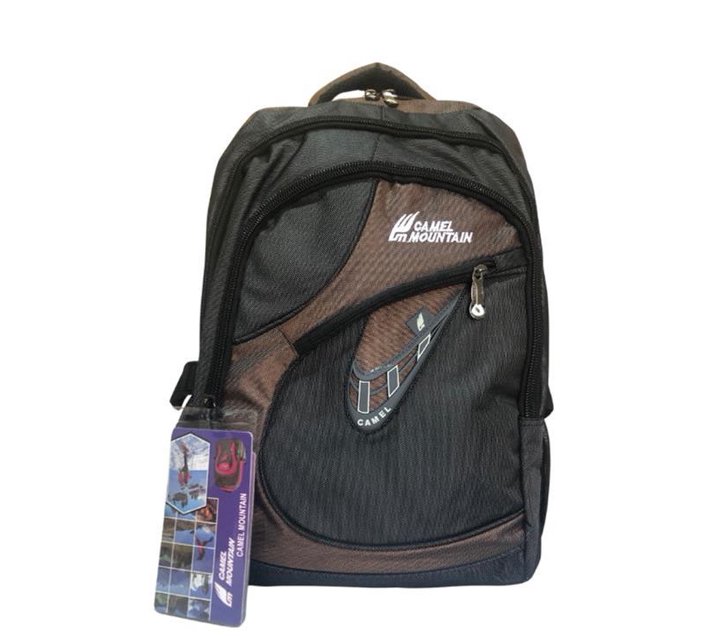 Laptop Backpack Brown, Black Makro
