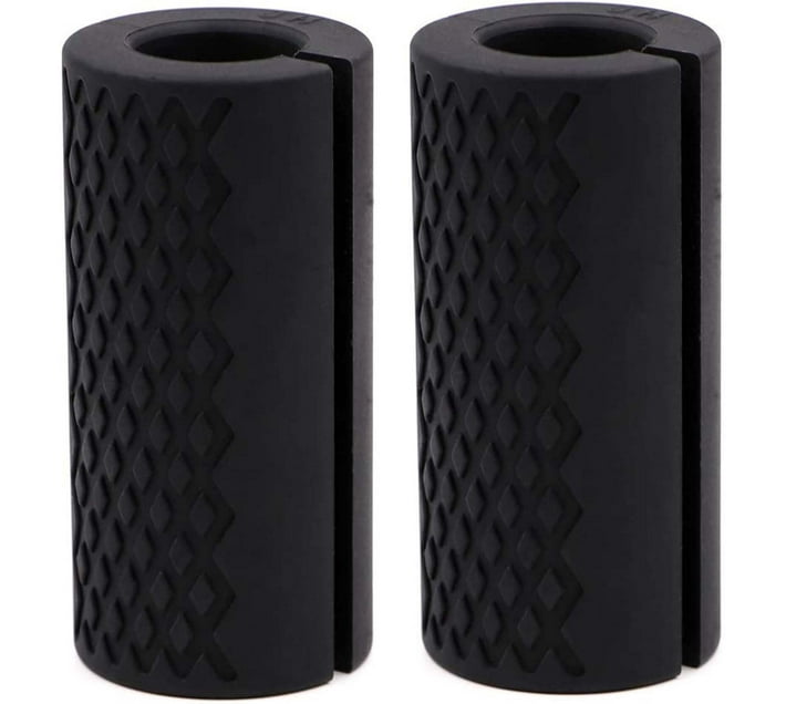 Heartdeco Gym Weight Bar Barbell Silicone Grips 2 Pcs Cross Fit