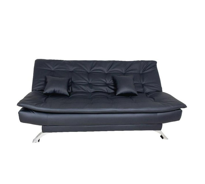 Someone’s in a Makro Torres Sleeper Couch Faux Leather (PU)Black Mood