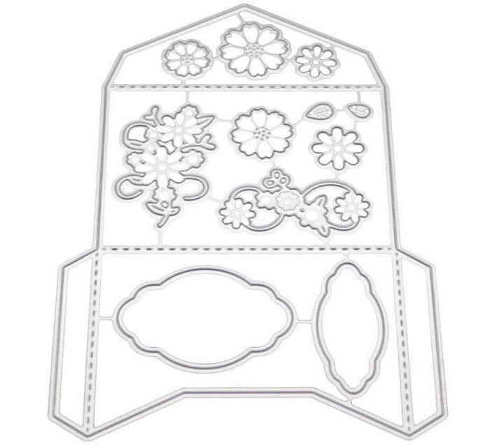 The Good Sport Craft Stationary Decorative Envelope Steel Template