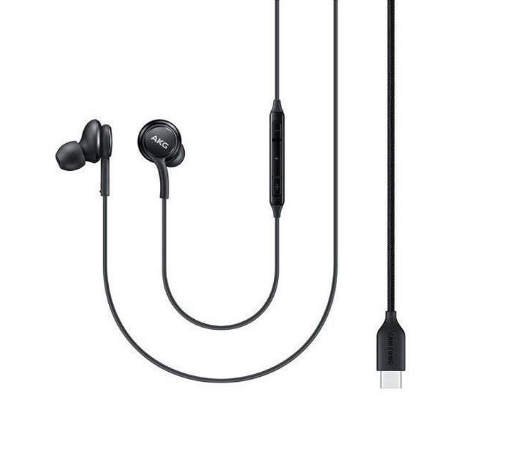 Samsung AKG TypeC Earphones Black Makro