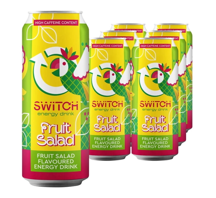 Buy Switch High Caffeine Content Energy Drink Fruit Salad Flavoured 6 x ...
