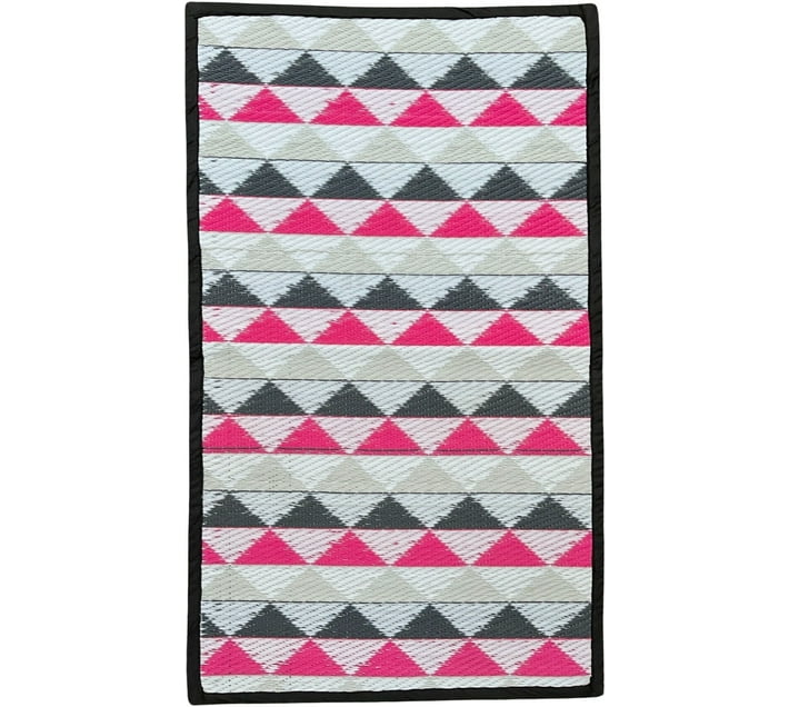 Rug It Up Pink Polypropylene Area Rug Makro