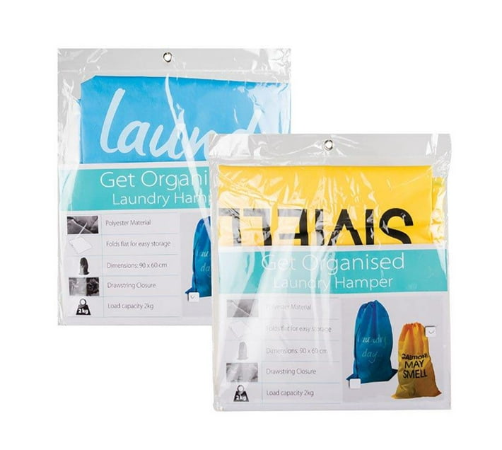 Laundry Bag with Drawstring Closure 61cm x 91cm (2 Pack) Makro