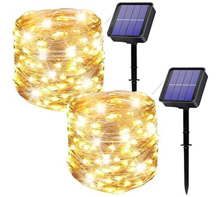 Someone’s in a Makro 10m Solar Powered Fairy LED String Lights Warm White 2Pack Mood